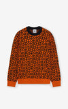 Kenzo Sport Monogram Jumper, Deep Orange