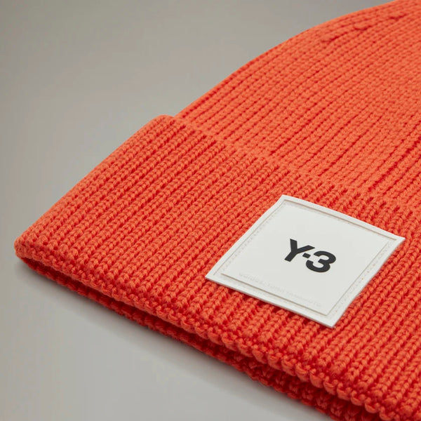 Y-3 CLASSIC BEANIE, ORANGE