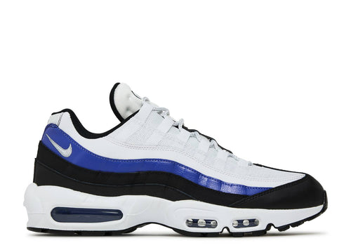 NIKE AIR MAX 95 SE, WHITE/METALLIC SILVER-BLACK