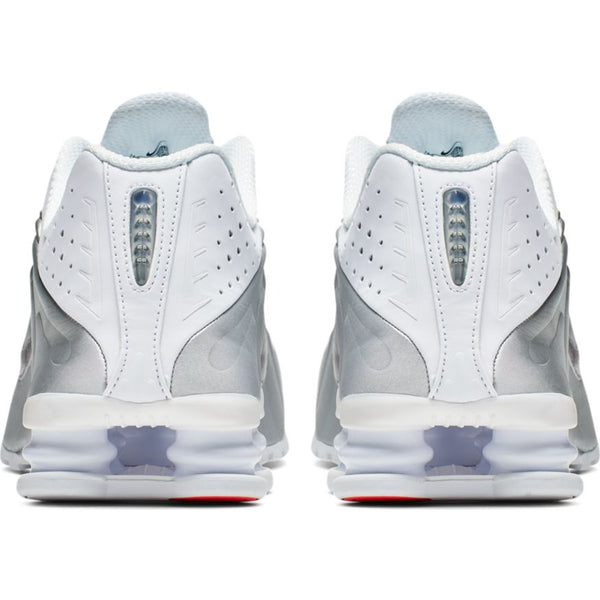 NIKE SHOX R4 WHITE/METALLIC SILVER