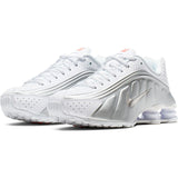 NIKE SHOX R4 WHITE/METALLIC SILVER