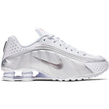 NIKE SHOX R4 WHITE/METALLIC SILVER