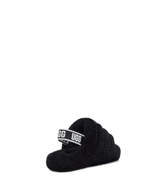 K FLUFF YEAH SLIDE-BLACK