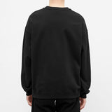 VERSACE GIANNI SIGNATURE CREW NECK SWEATSHIRT, Black