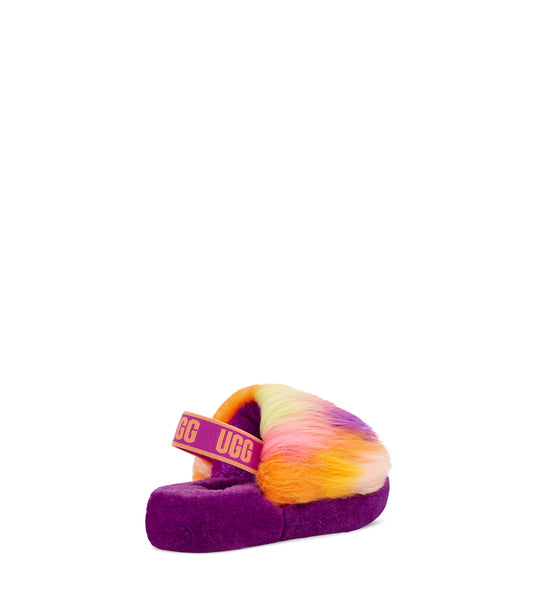 K FLUFF YEAH SLIDE TIE DYE-BERRYLICIOUS