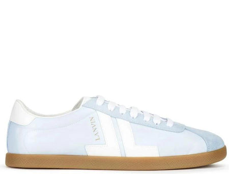 VERSACE EMBROIDERED GRECA SNEAKERS, White+Gold