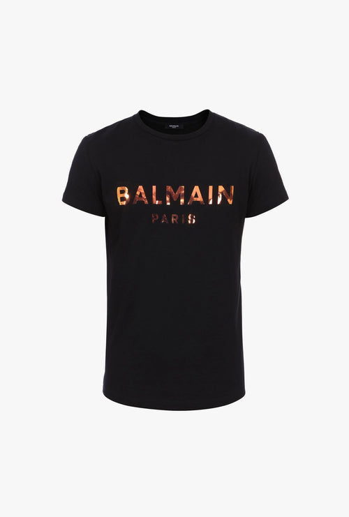 BALMAIN HOLOGRAM T-SHIRT, Black