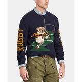 POLO RALPH LAUREN Rugby Bear Sweater, Navy