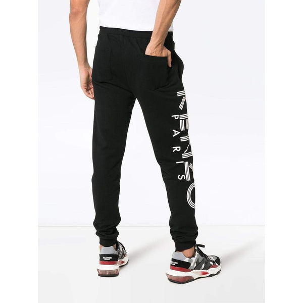 KENZO Paris Logo Print Joggers, Black