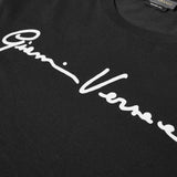 VERSACE GIANNI SIGNATURE T-SHIRT, Black