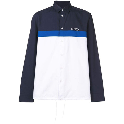 KENZO Color-block Shirt, White/ Multi