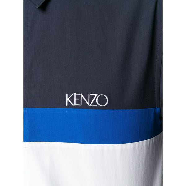 KENZO Color-block Shirt, White/ Multi