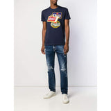 DSQUARED2 Graphic T-Shirt, Navy Blue