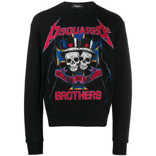 DSQUARED2 Graphic Logo Sweatshirt, Black