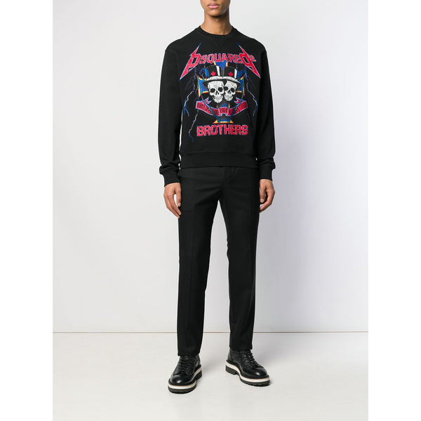 DSQUARED2 Graphic Logo Sweatshirt, Black