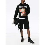 MOSCHINO Roman Teddy Print Hoodie, Black