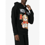 MOSCHINO Roman Teddy Print Hoodie, Black