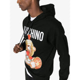 MOSCHINO Roman Teddy Print Hoodie, Black