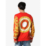 VERSACE Graphic Print Sweatshirt, Red