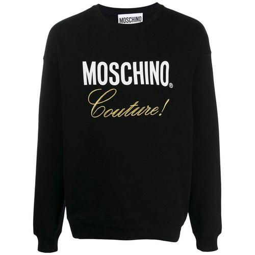 MOSCHINO Logo Printed Sweatshirt, Black