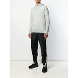 Y-3 Logo Printed Hoodie, Grey