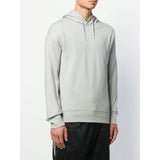 Y-3 Logo Printed Hoodie, Grey