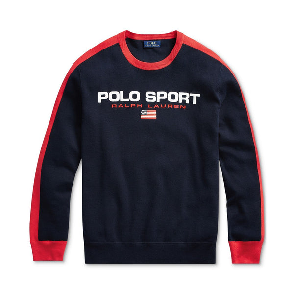 POLO RALPH LAUREN Ralph Lauren Men's Cotton Sweater, Navy