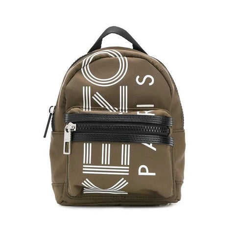 Lacoste taped logo backpack in khaki