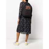 KENZO Large Tiger Logo Embroidered Backpack, Black