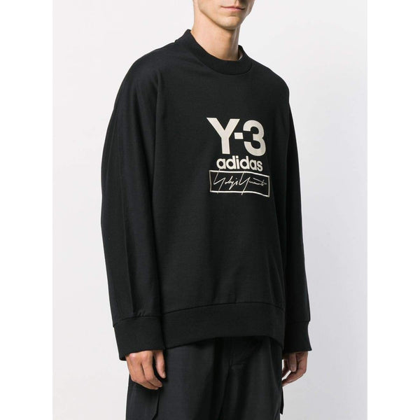 Y-3 Stacked Logo Sweatshirt, Black