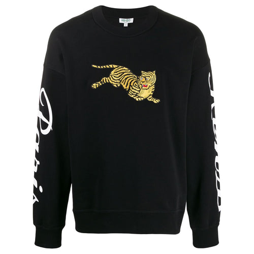 KENZO Jumping Tiger Sweatshirt, Black