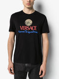 VERSACE MEDUSA HOME SIGNATURE T-SHIRT, Black