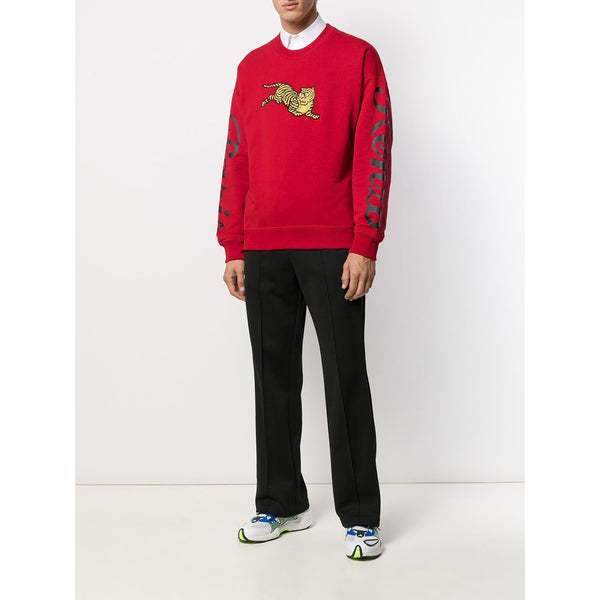 KENZO Jumping Tiger Sweatshirt, Medium Red