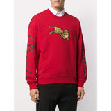 KENZO Jumping Tiger Sweatshirt, Medium Red