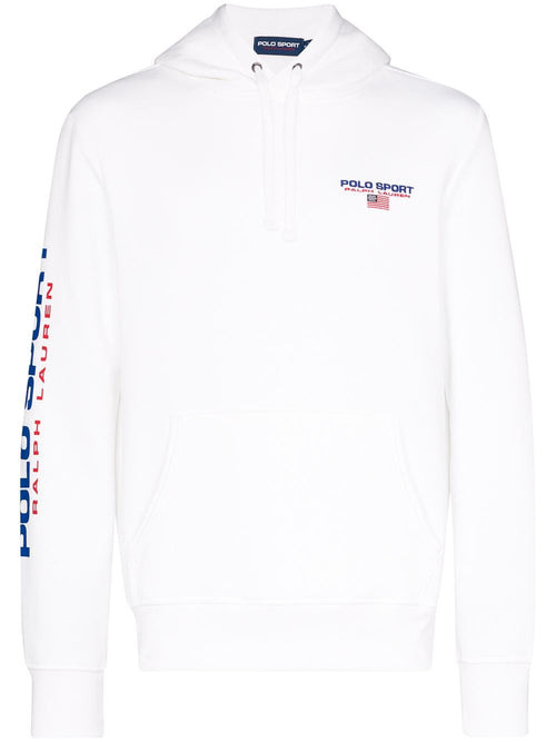 POLO RALPH LAUREN Polo Sport Hooded Sweatshirt, White