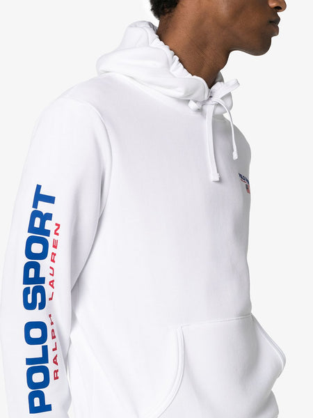 POLO RALPH LAUREN Polo Sport Hooded Sweatshirt, White