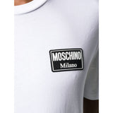 MOSCHINO Logo Patch T-Shirt, White