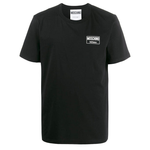 MOSCHINO Logo Patch T-Shirt, Black