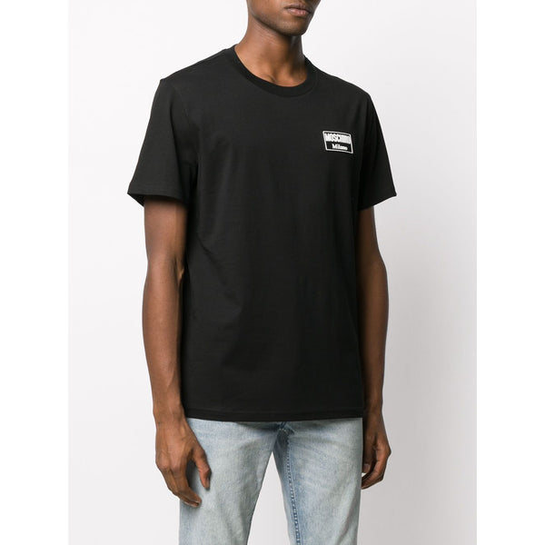 MOSCHINO Logo Patch T-Shirt, Black