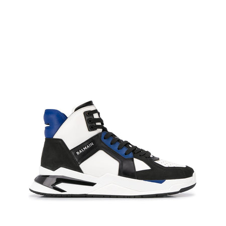 LANVIN LEATHER CLAY LOW-TOP SNEAKERS, BLACK