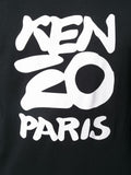 KENZO Paris Logo-Print T-Shirt, Black