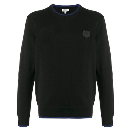 LANVIN CLASSIC CURB SWEAT SHIRT, BLACK