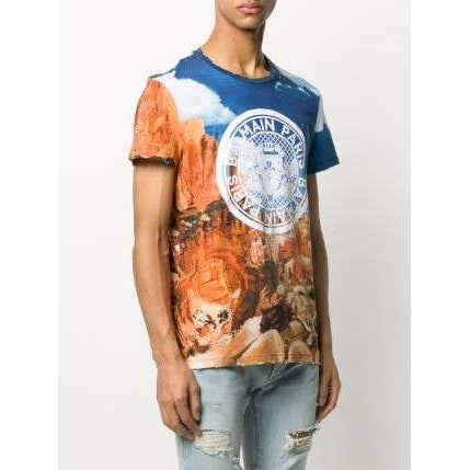 BALMAIN Printed T-Shirt, Multi