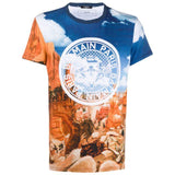 BALMAIN Printed T-Shirt, Multi