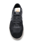 LANVIN LEATHER CLAY LOW-TOP SNEAKERS, BLACK