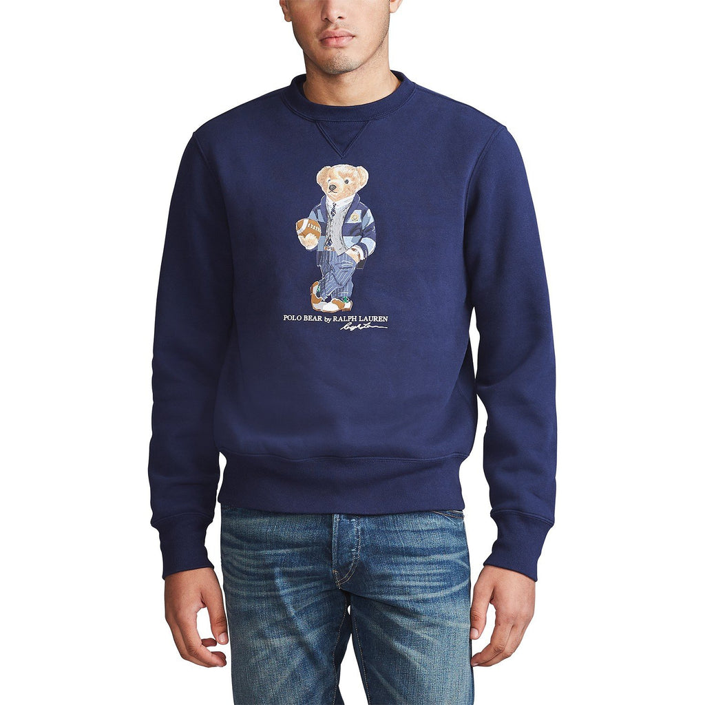 POLO RALPH LAUREN Polo Bear Fleece Sweatshirt, Navy – OZNICO