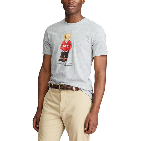 POLO RALPH LAUREN Custom Slim Fit Bear T-Shirt, Grey