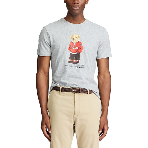 POLO RALPH LAUREN Custom Slim Fit Bear T-Shirt, Grey