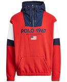 POLO RALPH LAUREN Polo Fleece Hoodie, Polo Sport Red/ Multi