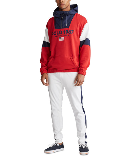 POLO RALPH LAUREN Polo Fleece Hoodie, Polo Sport Red/ Multi